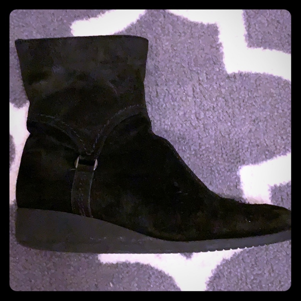 Canadienne waterproof winter boots - black suede